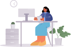 オペレーターのイラスト画像